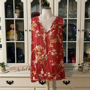 Maternity Sleeveless Floral Top | XL